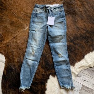 Kancan cropped jeans size 0